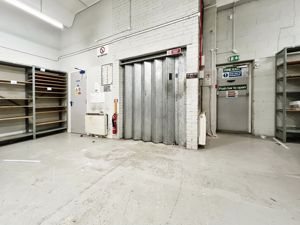 Store Room Goods Elevator Entrance- click for photo gallery